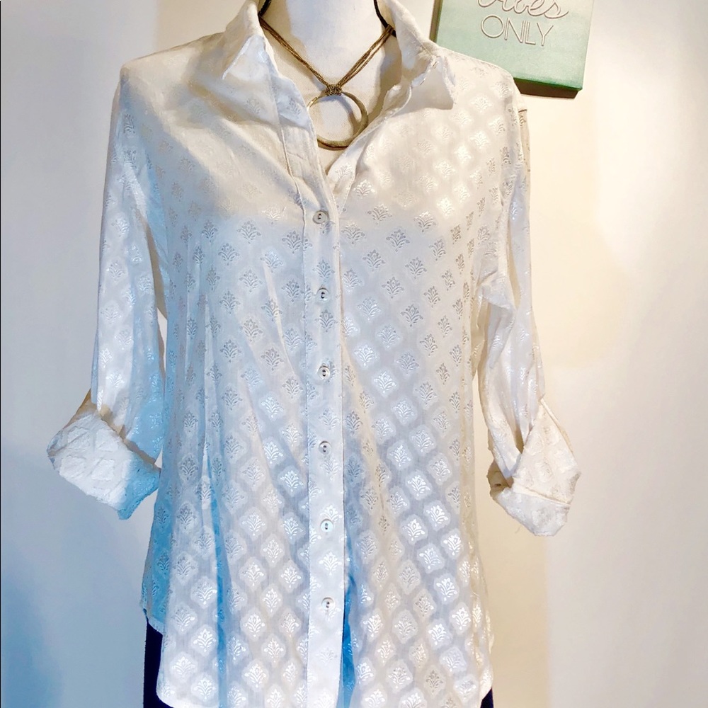 CUNO | Women’s White Button Down Shirt